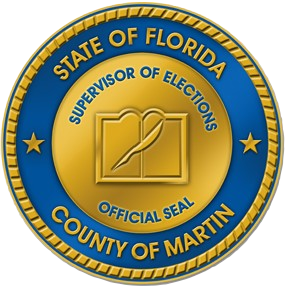 Martin County Supervisor of Elections Seal